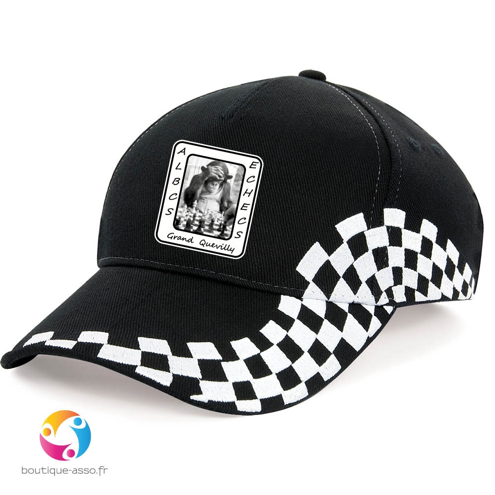 casquette racing adulte - ALBCS Échecs grand Quevilly