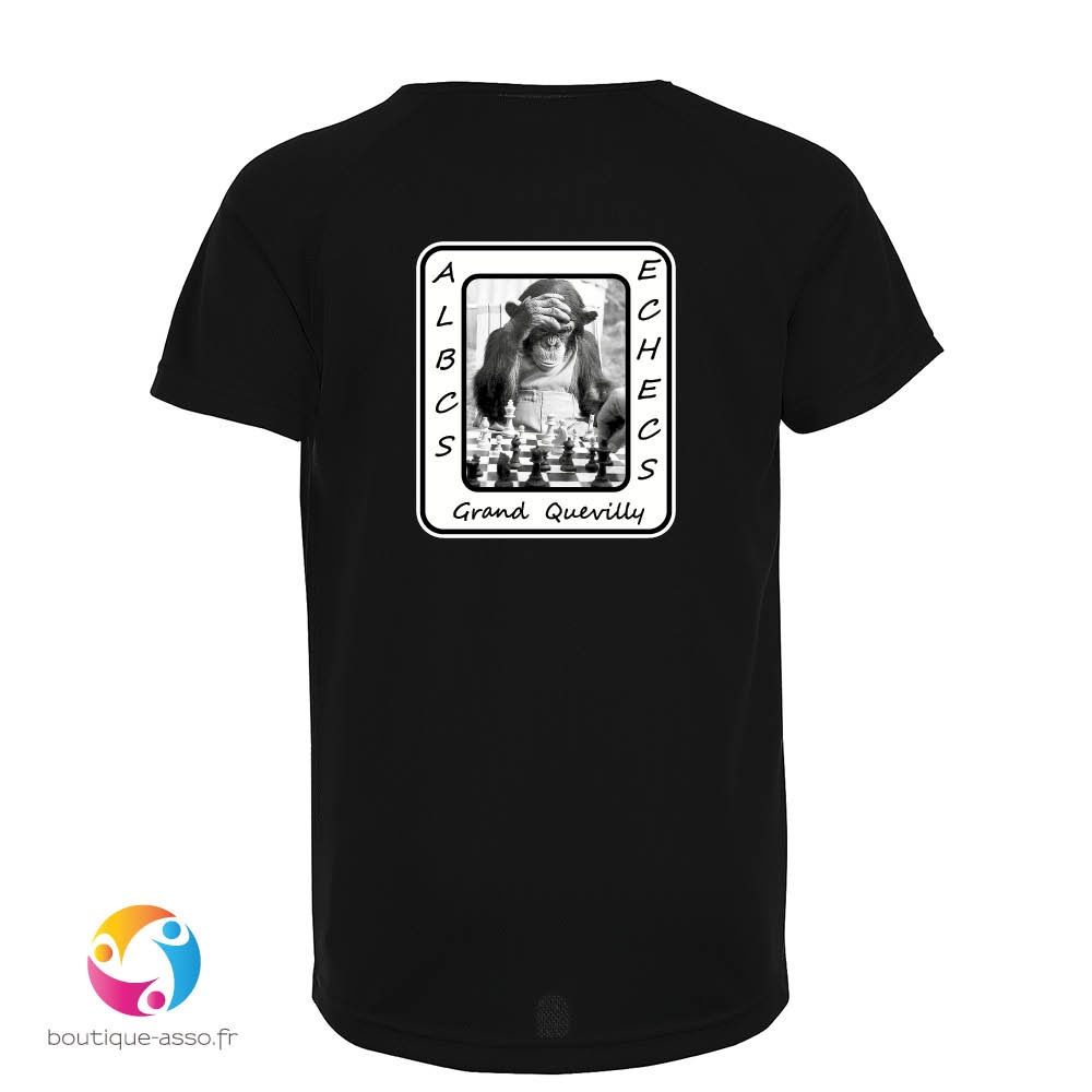 TEE-SHIRT SPORT HOMME - ALBCS Échecs grand Quevilly