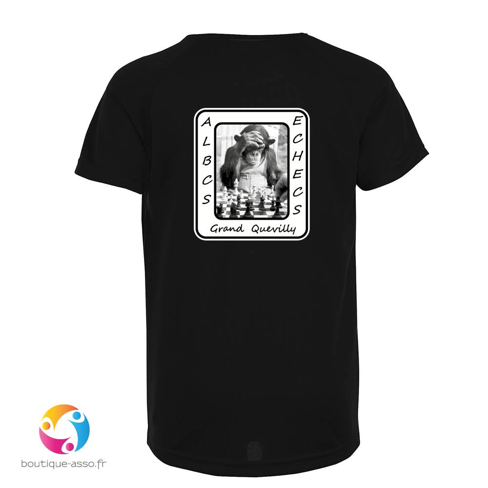 TEE-SHIRT SPORT ENFANT - ALBCS Échecs grand Quevilly