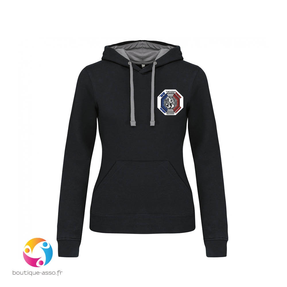 sweat capuche femme - MG Fight Team