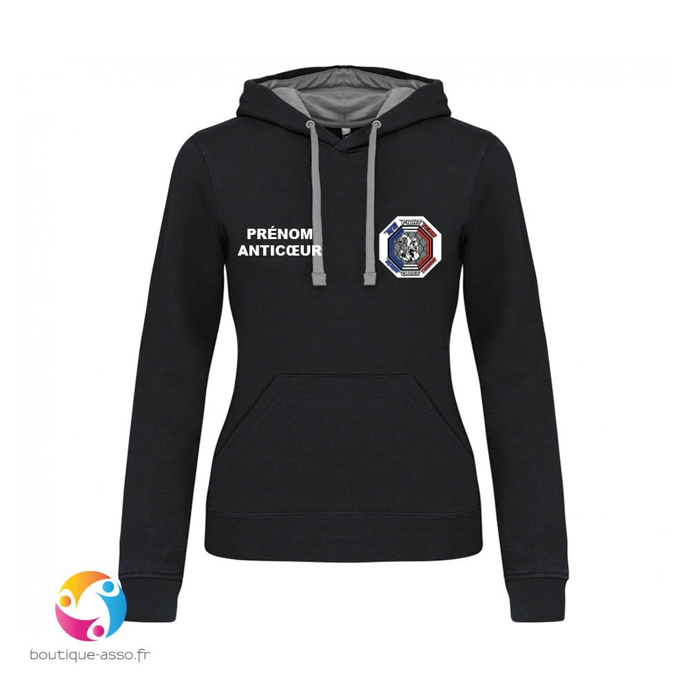 sweat capuche femme - MG Fight Team