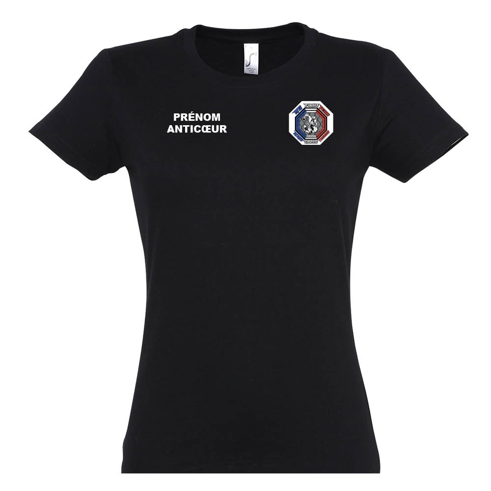 tee-shirt femme coton - MG Fight Team