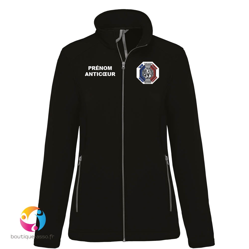 VESTE SOFTSHELL FEMME - MG Fight Team