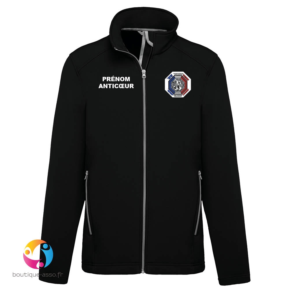 VESTE SOFTSHELL HOMME - MG Fight Team