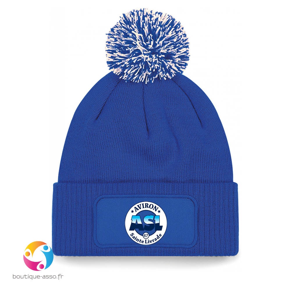 bonnet à pompon patch snowstar® - AVIRON SAINTE LIVRADE