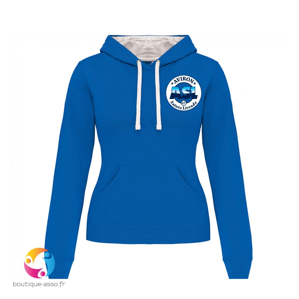 sweat capuche femme - AVIRON SAINTE LIVRADE