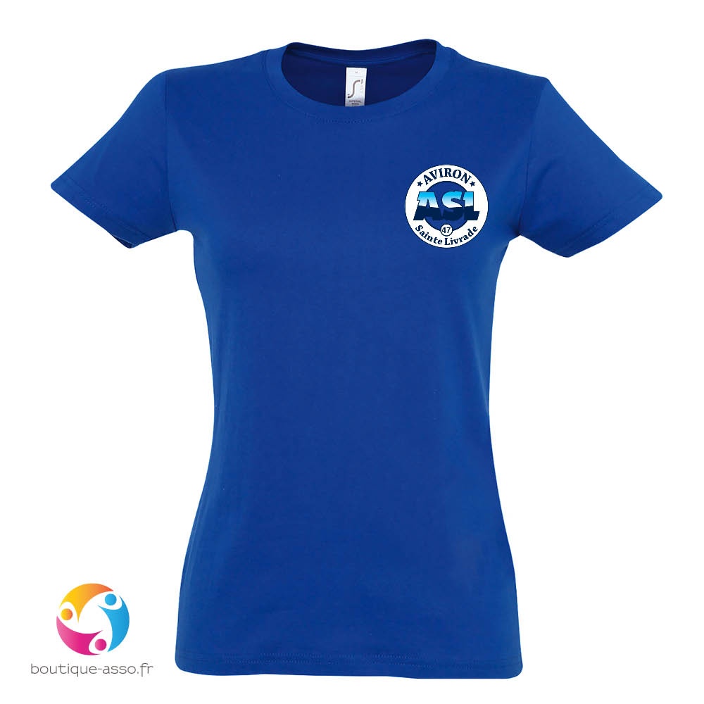 tee-shirt femme coton - AVIRON SAINTE LIVRADE