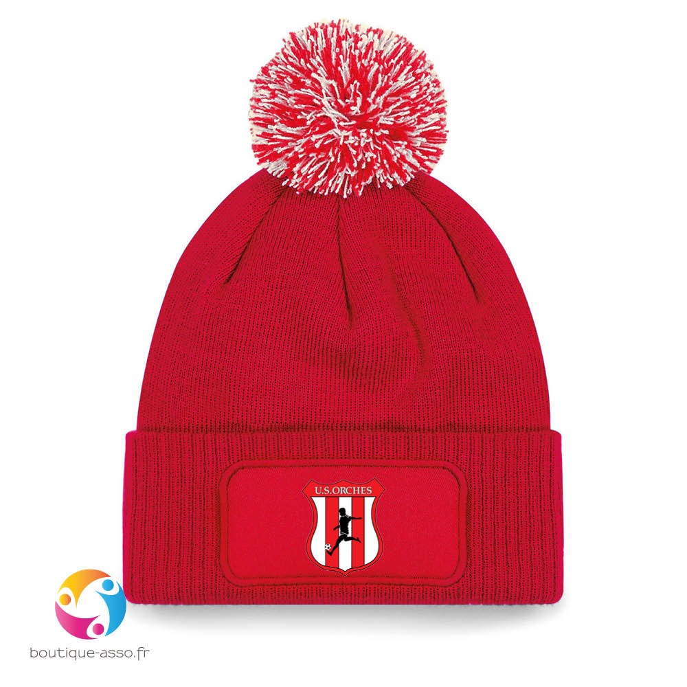 bonnet à pompon patch snowstar®