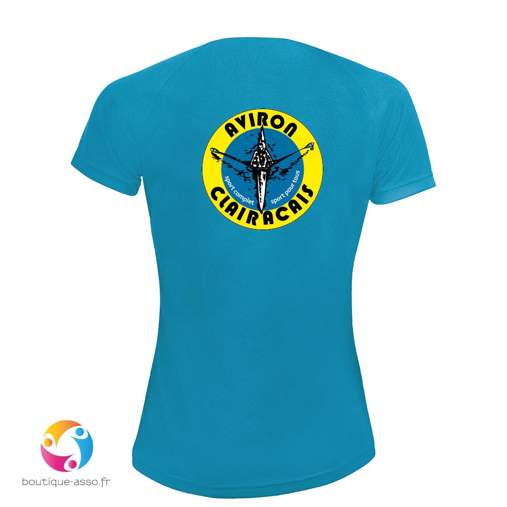 TEE-SHIRT SPORT FEMME - Aviron Clairacais