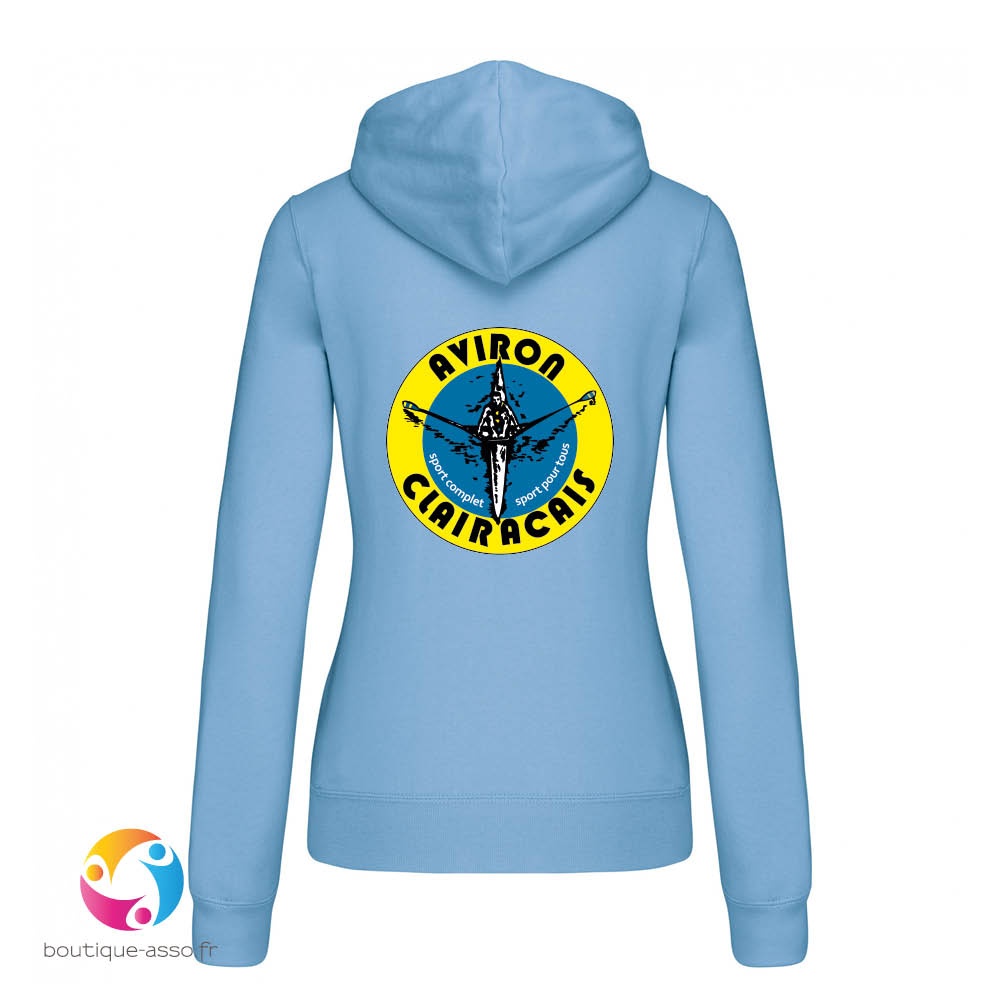 SWEAT CAPUCHE FEMME - Aviron Clairacais