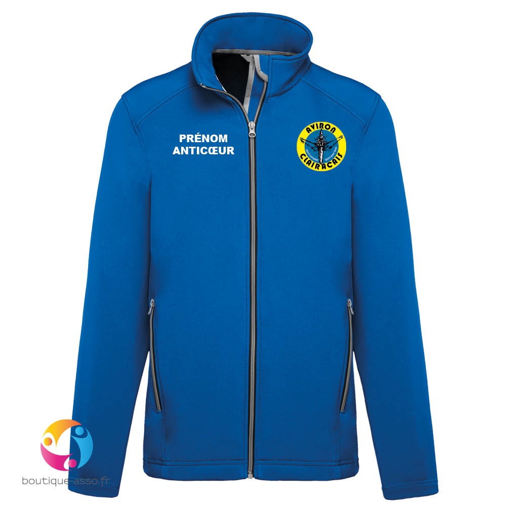 VESTE SOFTSHELL HOMME - Aviron Clairacais