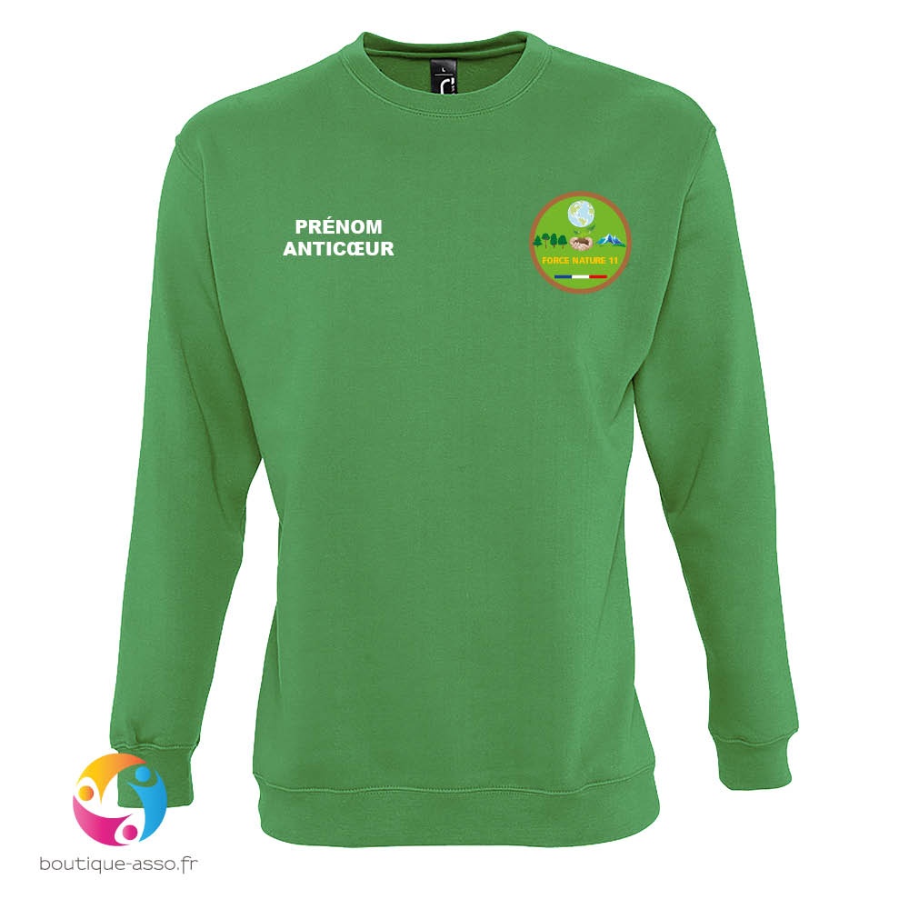sweat-shirt unisexe col rond - Force Nature 11