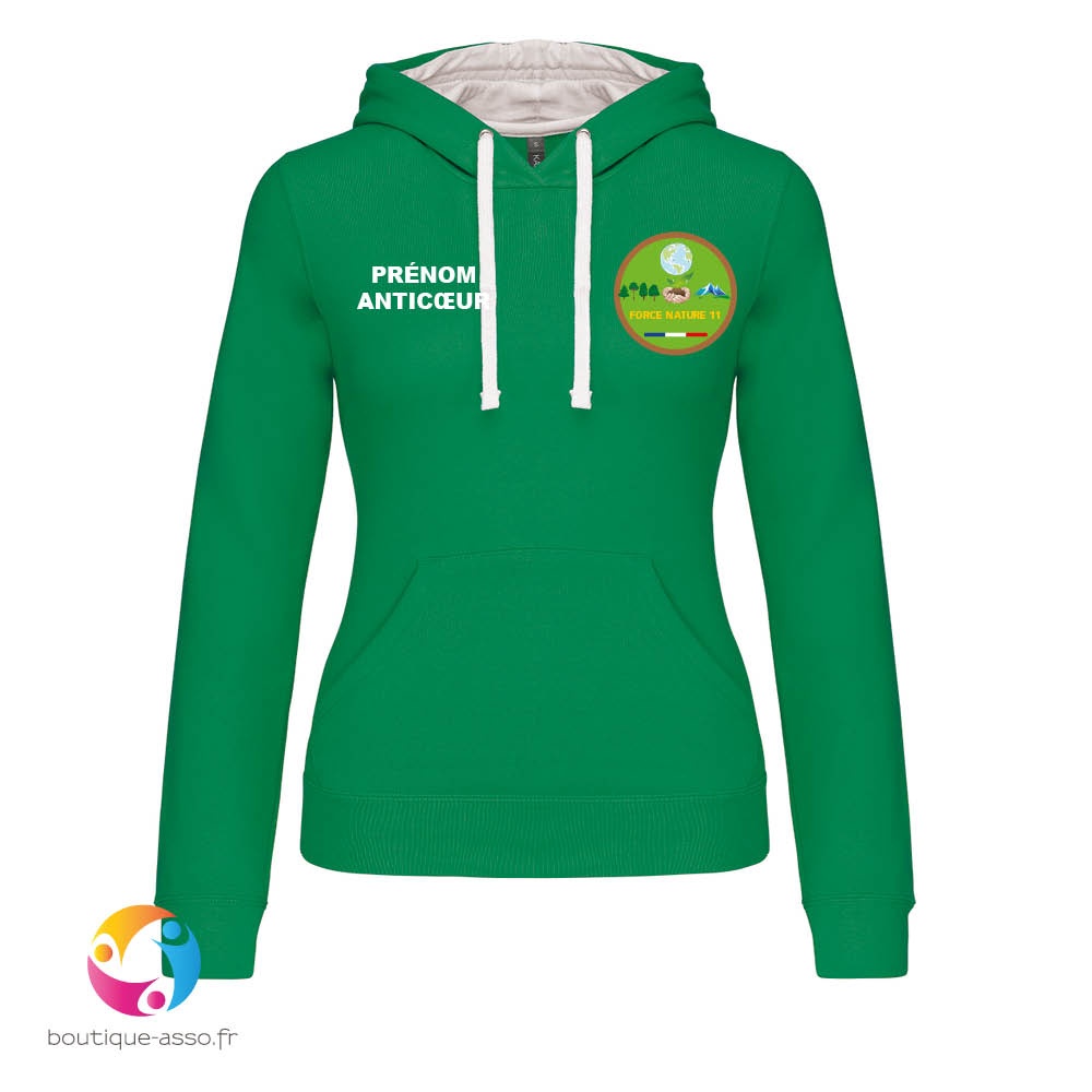 sweat capuche femme - Force Nature 11