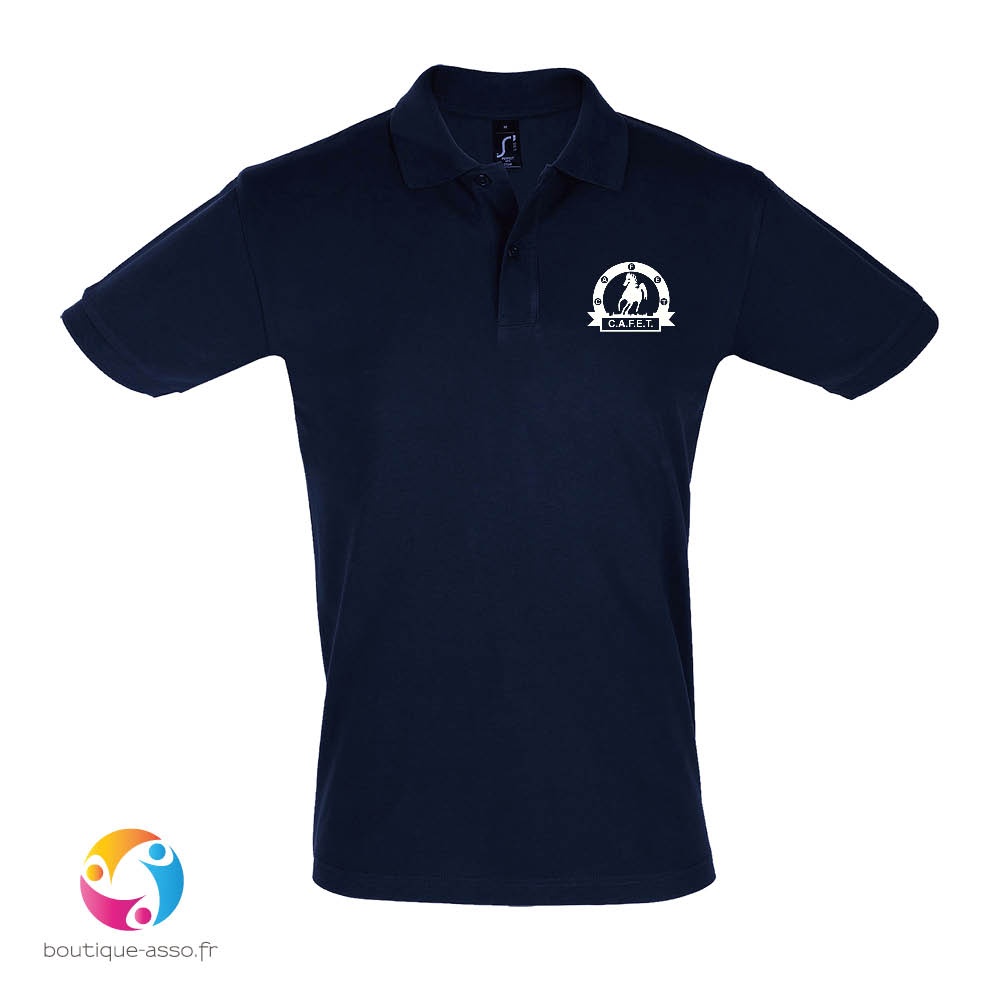POLO HOMME COEUR ET DOS - CAFET