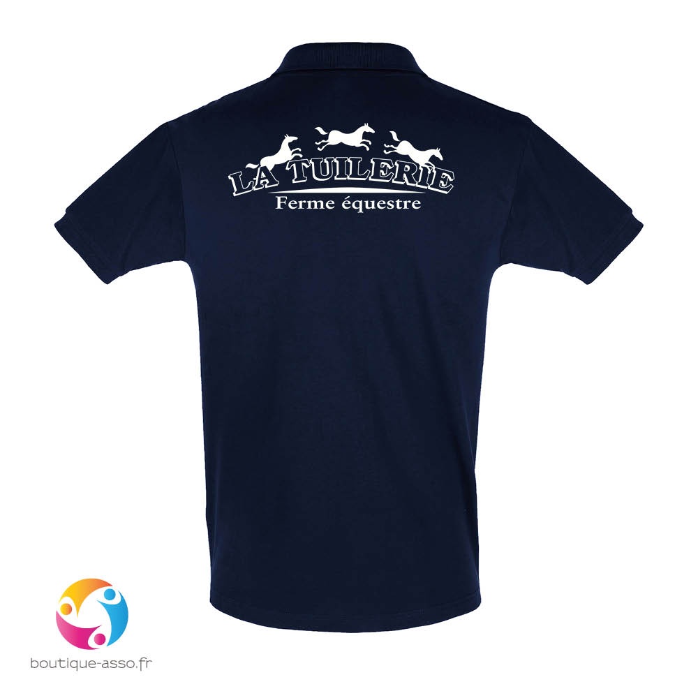 POLO HOMME COEUR ET DOS - CAFET