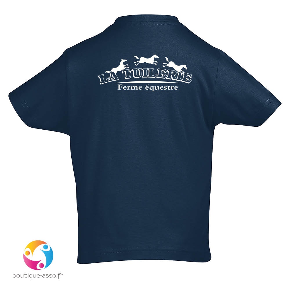 TEE-SHIRT ENFANT COEUR ET DOS - CAFET
