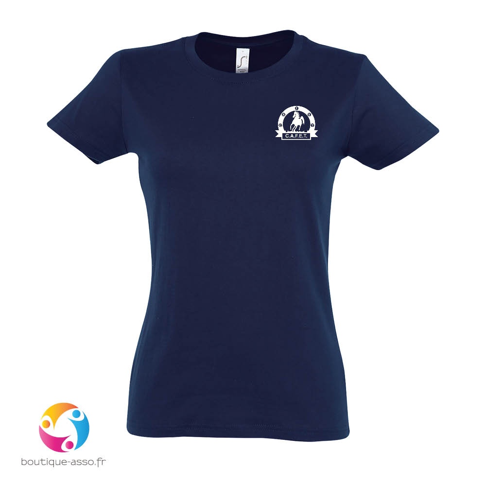 TEE-SHIRT FEMME COEUR ET DOS - CAFET
