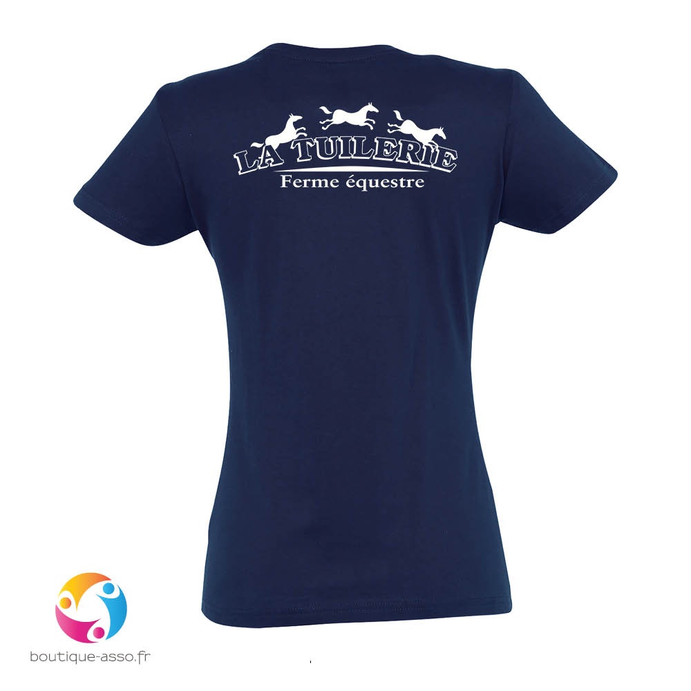 TEE-SHIRT FEMME COEUR ET DOS - CAFET