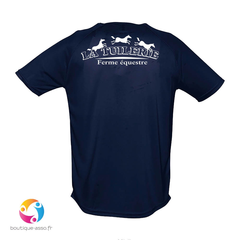 TEE-SHIRT SPORT ENFANT COEUR ET DOS - CAFET