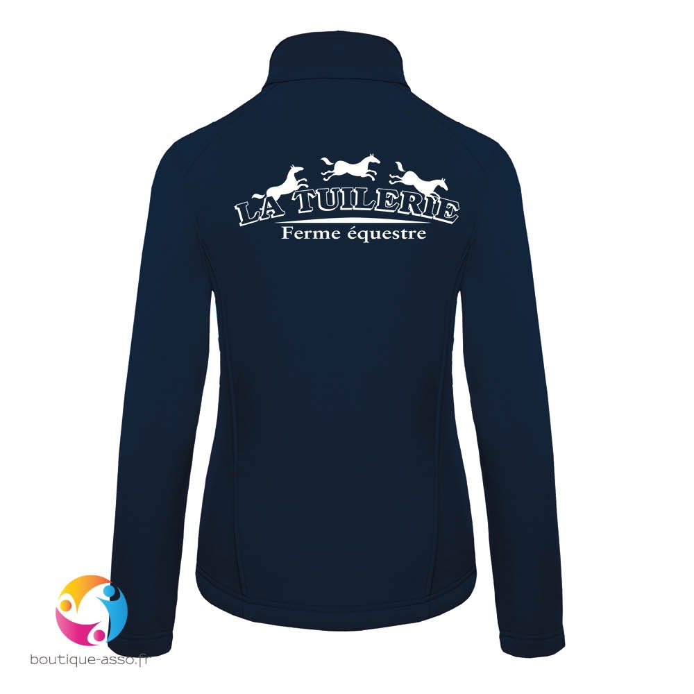 VESTE SOFTSHELL FEMME (COEUR ET DOS) - CAFET