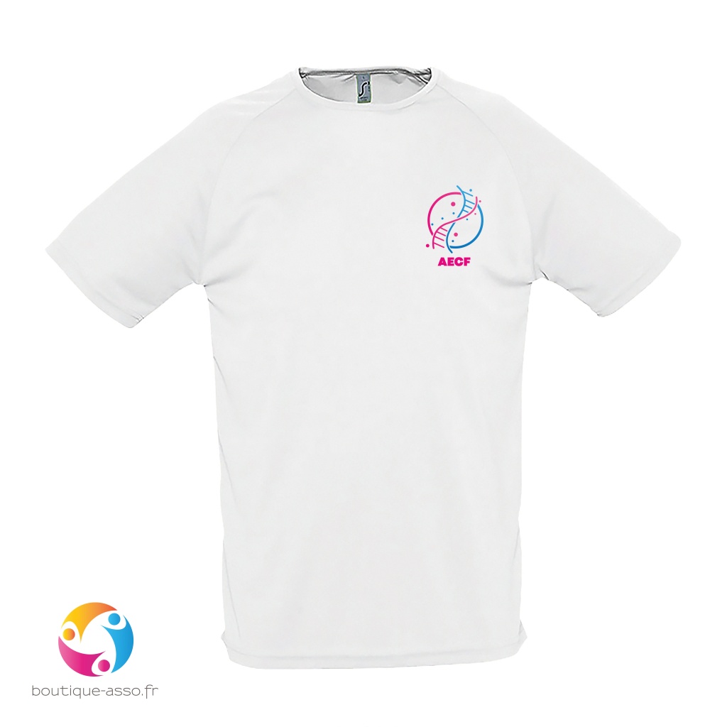 tee-shirt sport homme - Association Enfants CASK France 