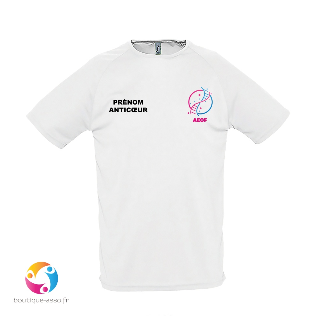 tee-shirt sport homme - Association Enfants CASK France 