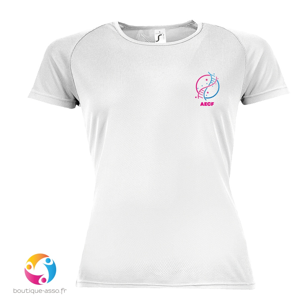 tee-shirt sport femme - Association Enfants CASK France 
