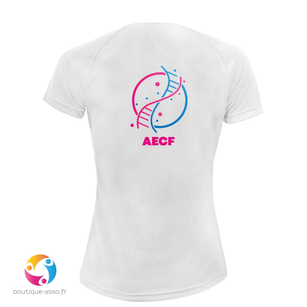 TEE-SHIRT SPORT FEMME - Association Enfants CASK France 