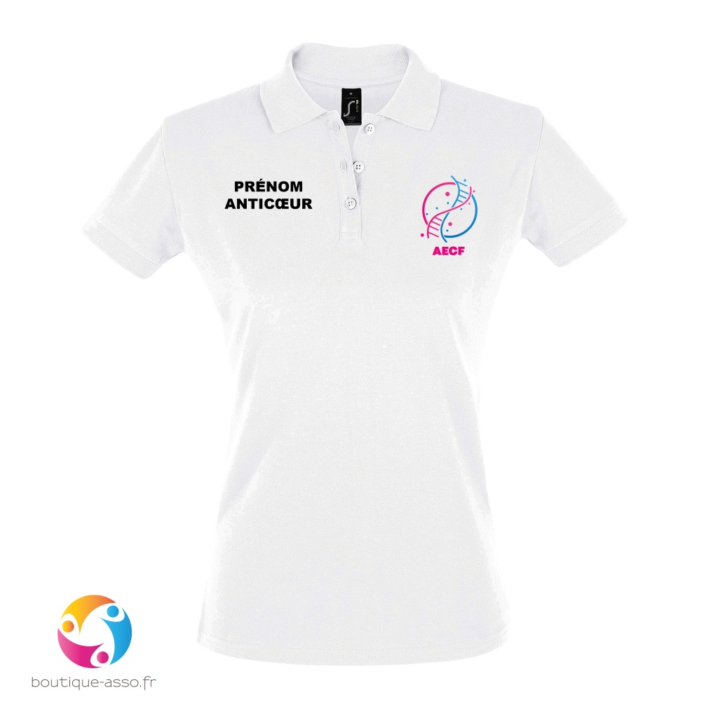 POLO FEMME - Association Enfants CASK France 