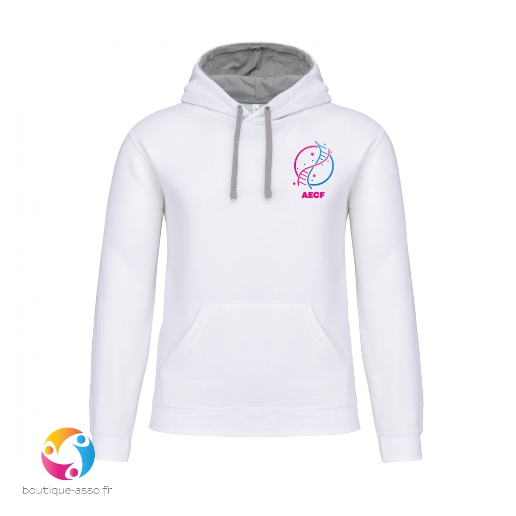 Sweat capuche homme - Association Enfants CASK France 