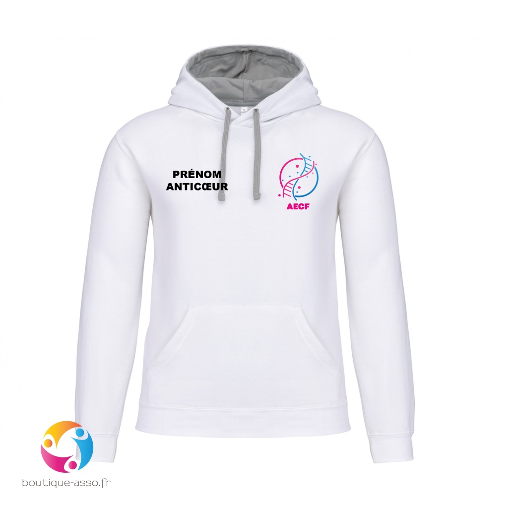 SWEAT CAPUCHE HOMME - Association Enfants CASK France 