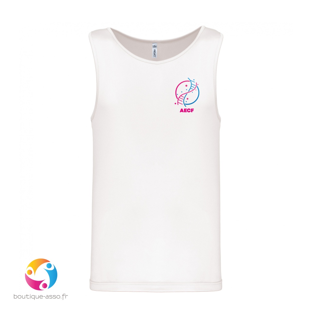 Débardeur sport homme - Association Enfants CASK France 