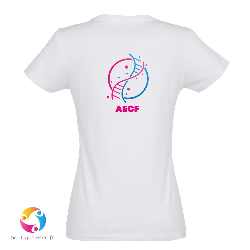tee-shirt femme coton - Association Enfants CASK France 