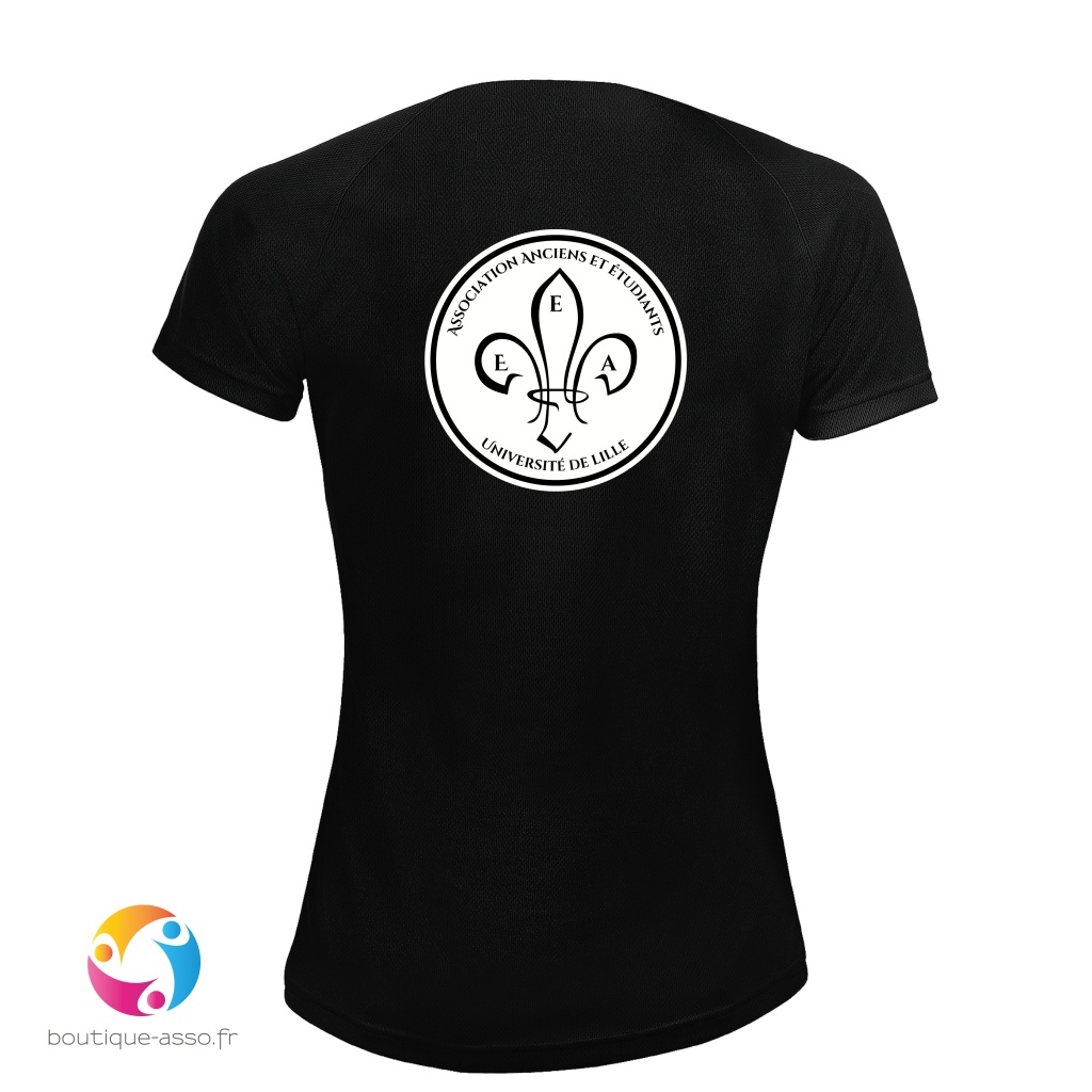 tee-shirt sport femme - Association des anciens et étudiants d'EEA - Université de Lille