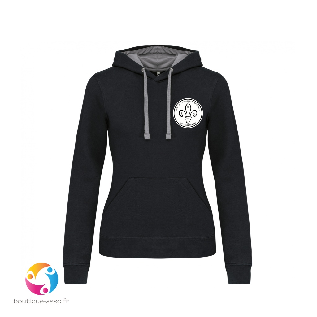 sweat capuche femme