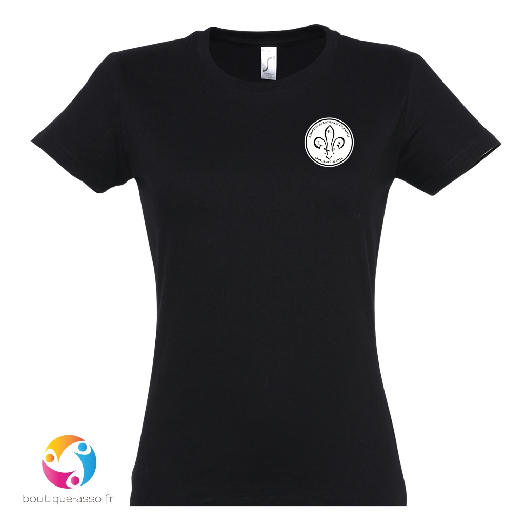 tee-shirt femme coton - Association des anciens et étudiants d'EEA - Université de Lille