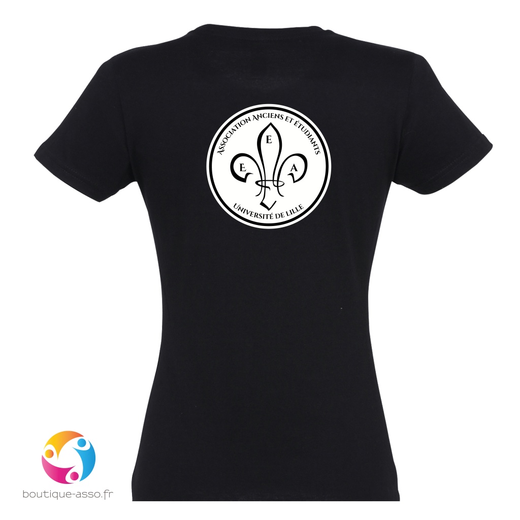 tee-shirt femme coton - Association des anciens et étudiants d'EEA - Université de Lille