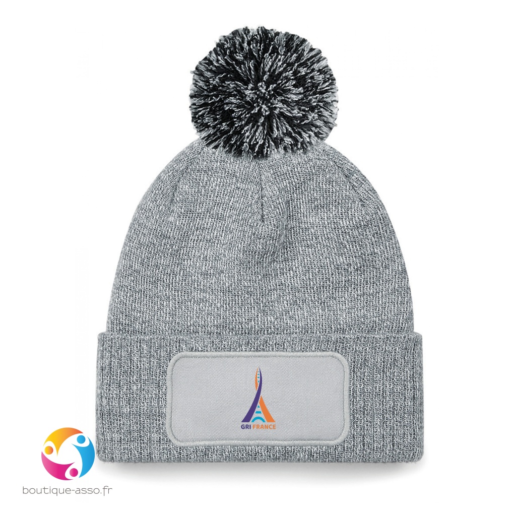 bonnet à pompon patch snowstar® - GRI FRANCE