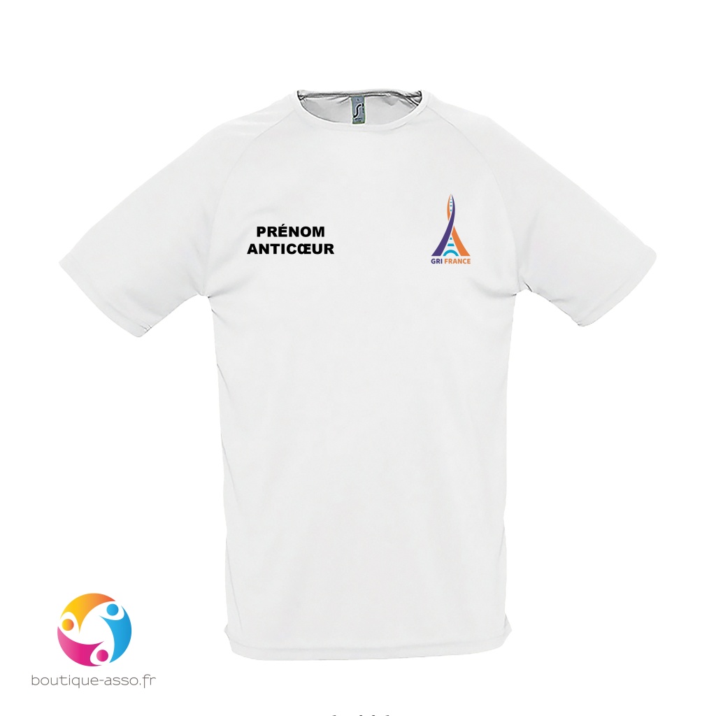 TEE-SHIRT SPORT HOMME - GRI FRANCE