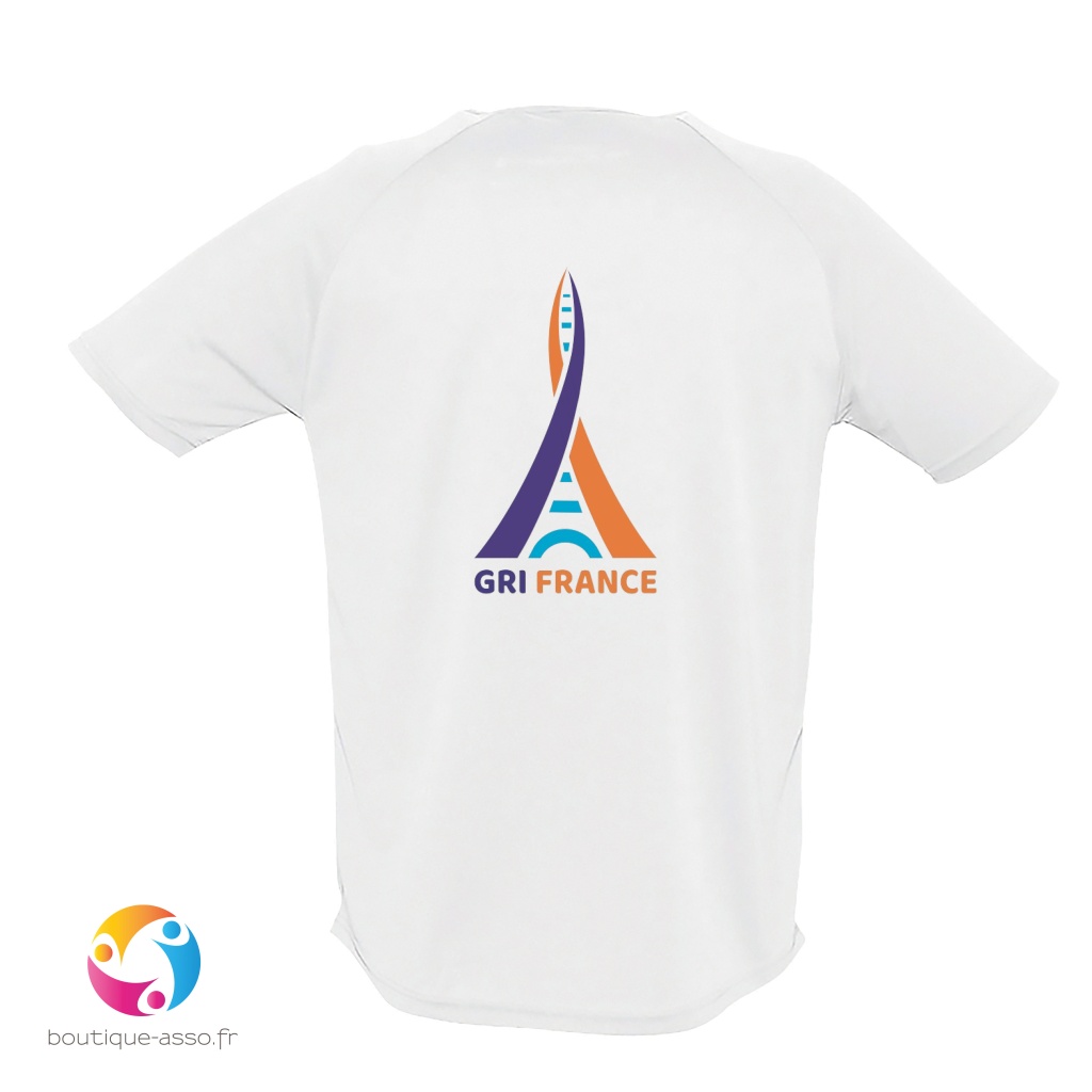 TEE-SHIRT SPORT HOMME - GRI FRANCE
