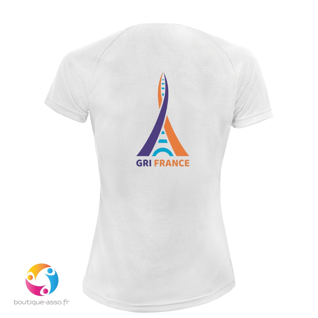 TEE-SHIRT SPORT FEMME - GRI FRANCE