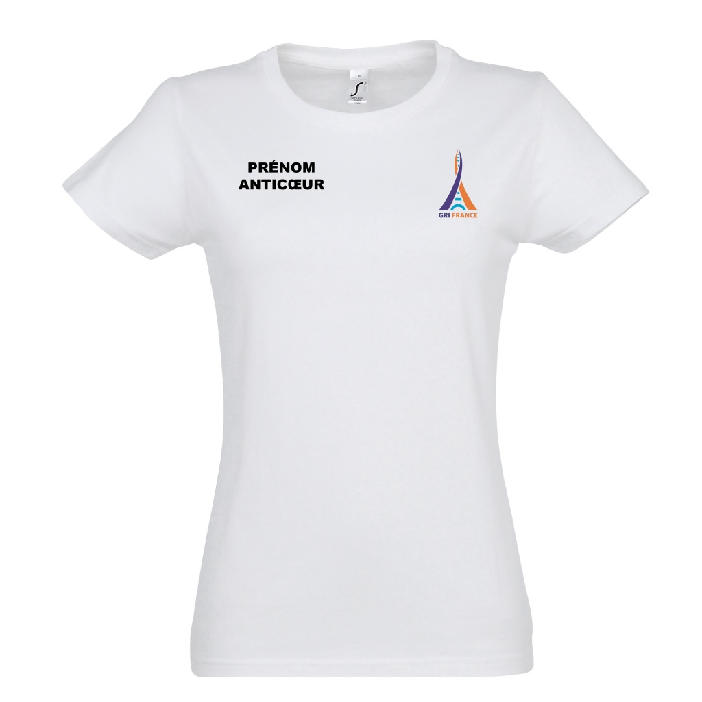 TEE-SHIRT FEMME - GRI FRANCE