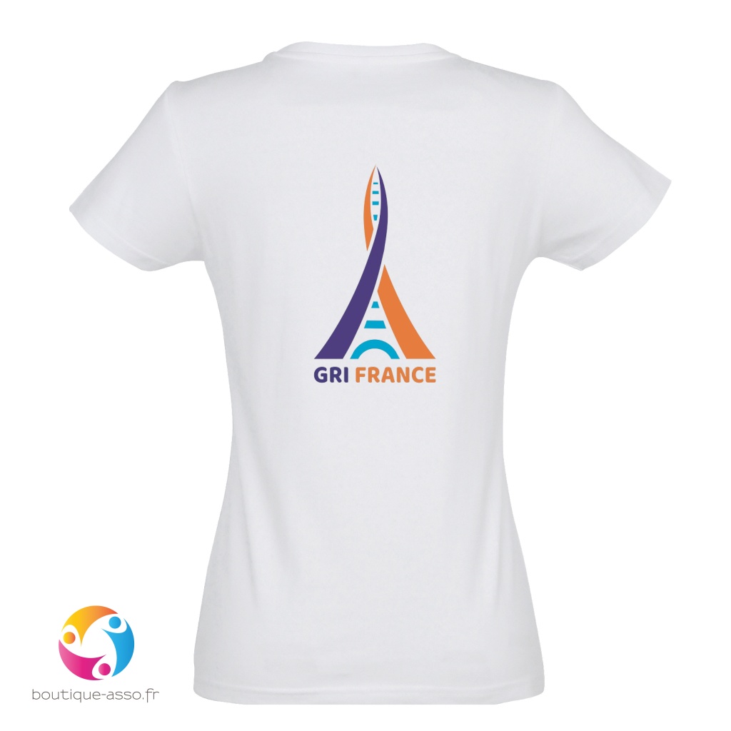 TEE-SHIRT FEMME - GRI FRANCE