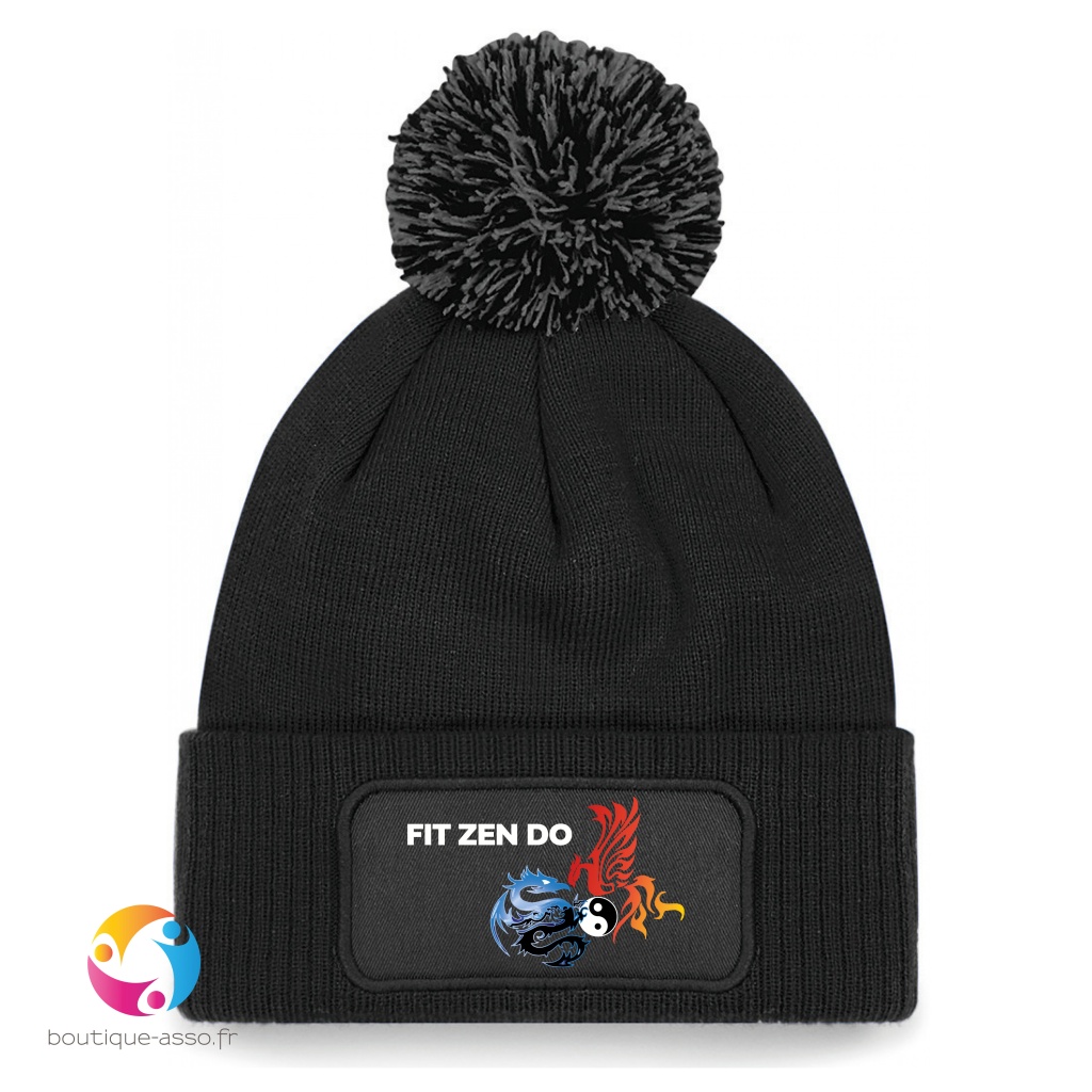 bonnet à pompon patch snowstar® - Fit Zen Do