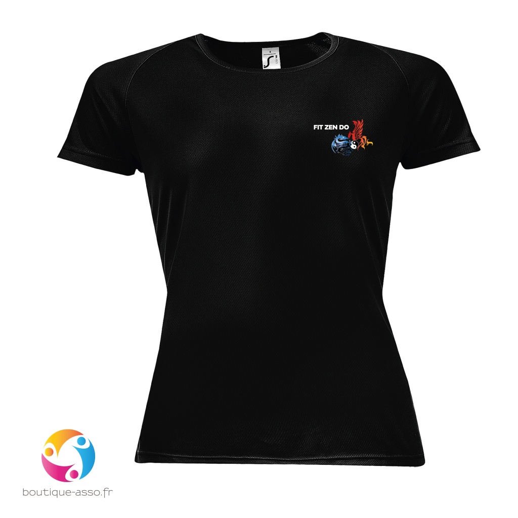 tee-shirt sport femme - Fit Zen Do