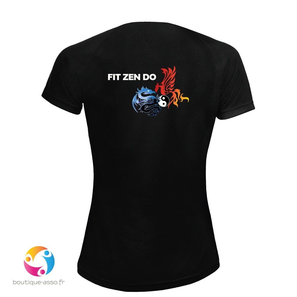 tee-shirt sport femme - Fit Zen Do