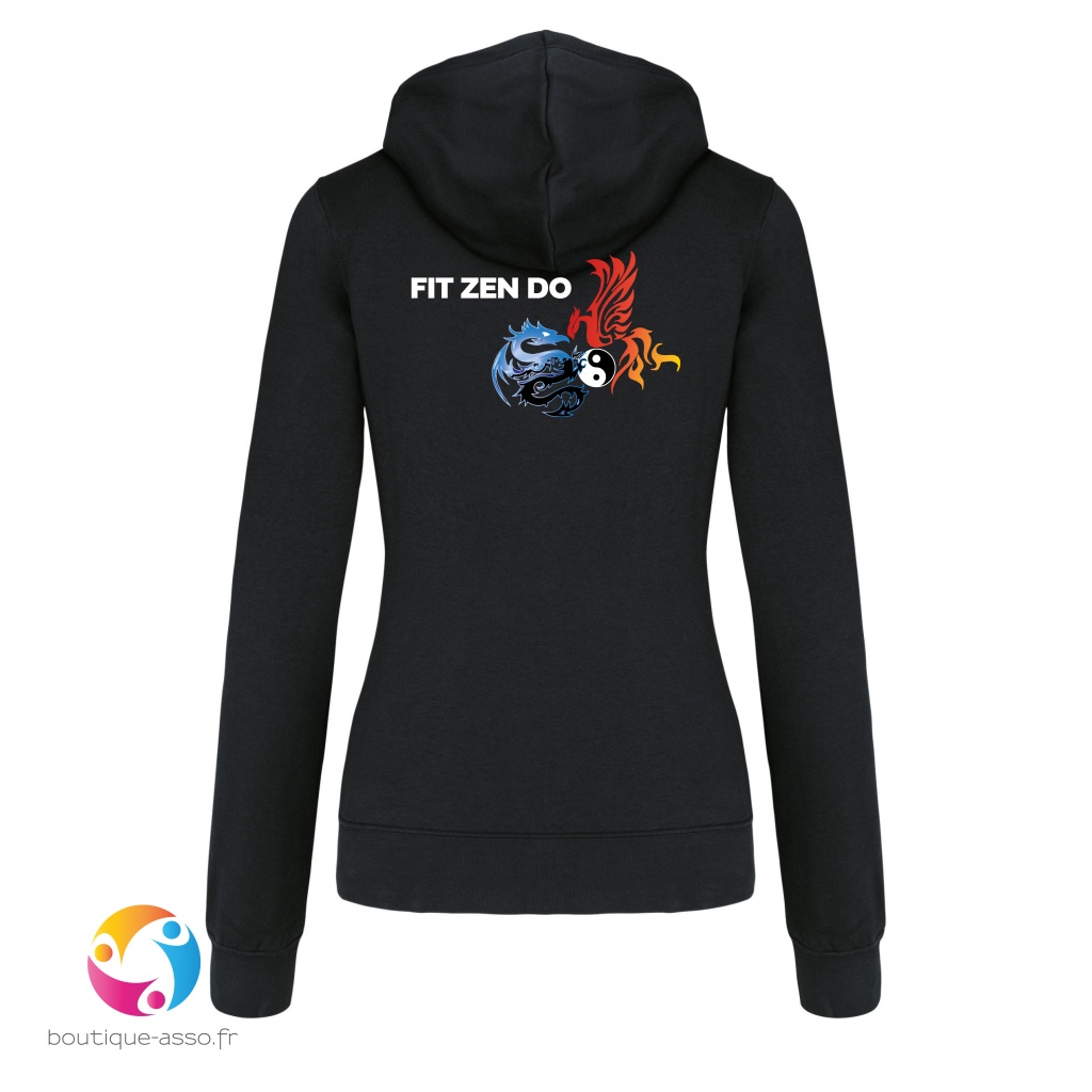 SWEAT CAPUCHE FEMME - Fit Zen Do