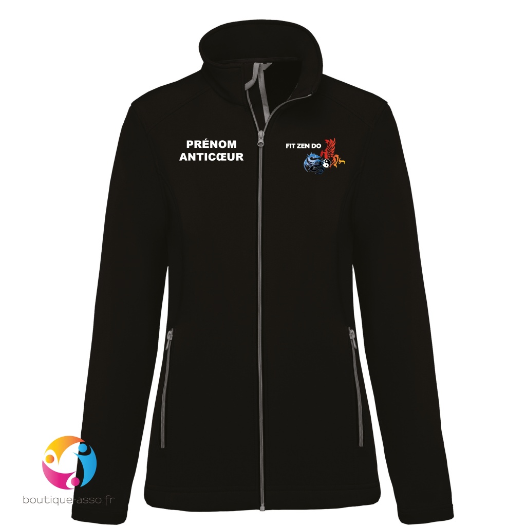 VESTE SOFTSHELL FEMME - Fit Zen Do