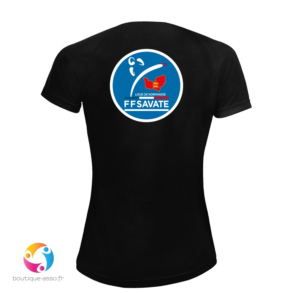 TEE-SHIRT SPORT FEMME - Ligue de Normandie de Savate