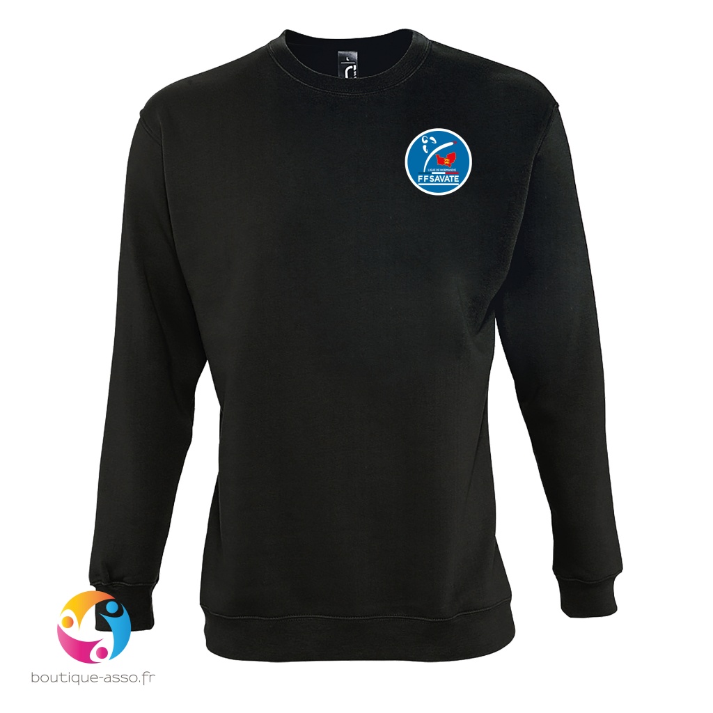 sweat-shirt unisexe col rond - Ligue de Normandie de Savate